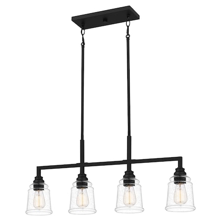 Quoizel Mcintire Island 4 Lights Matte Black MCI433MBK